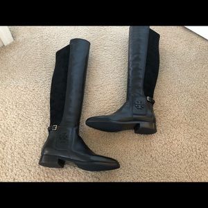 TORY BURCH WYATT OVER THE KNEE BOOTS SIZE 7